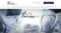 Desktop Screenshot of midtowneastphysicaltherapy.com
