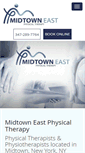 Mobile Screenshot of midtowneastphysicaltherapy.com